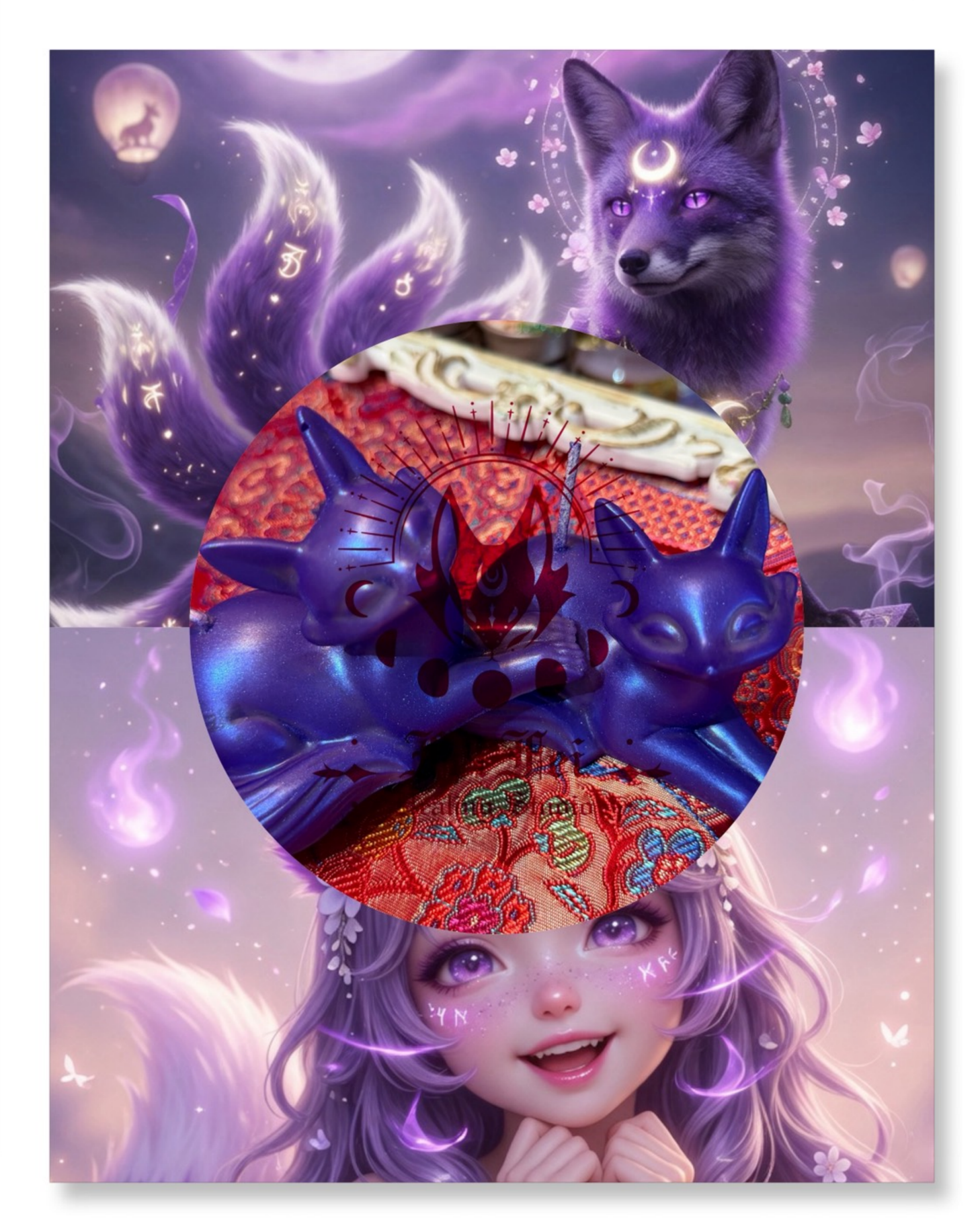 ✦☾⋆˚⊹⟡ 東方之紫靈狐燭｜紫狐魅靈 ⟡⊹˚⋆☽✦