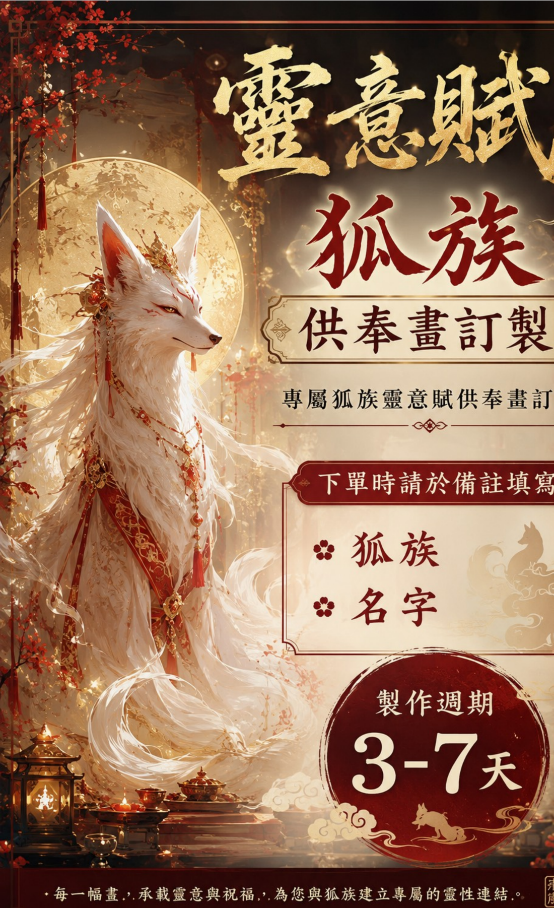 ✦客製化預購|靈意賦供奉畫✦