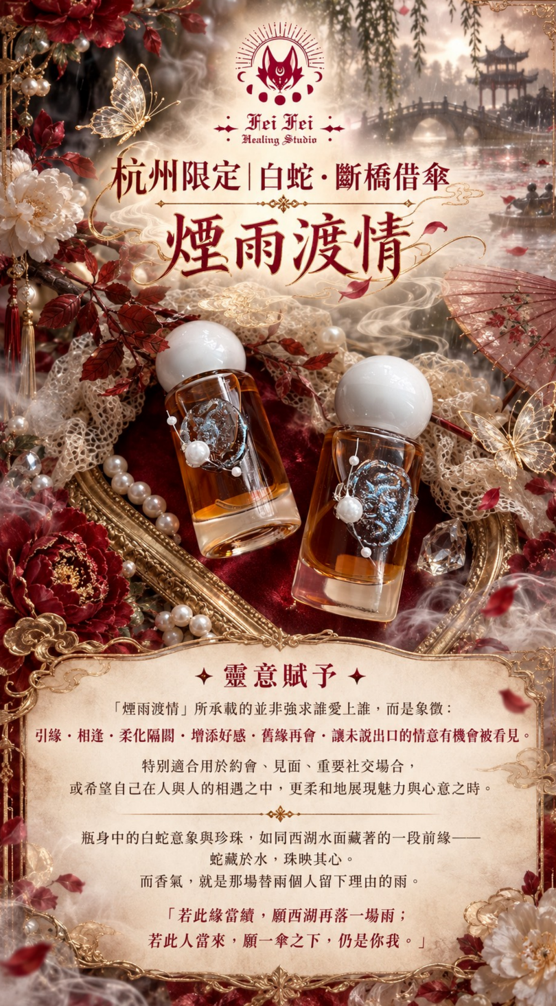 白蛇・斷橋借傘|「煙雨渡情」