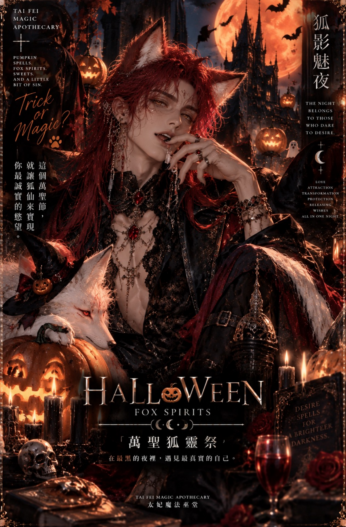 HALLOWEEN｜九尾百鬼夜宴  ｜十三款限定靈燭｜四入一組